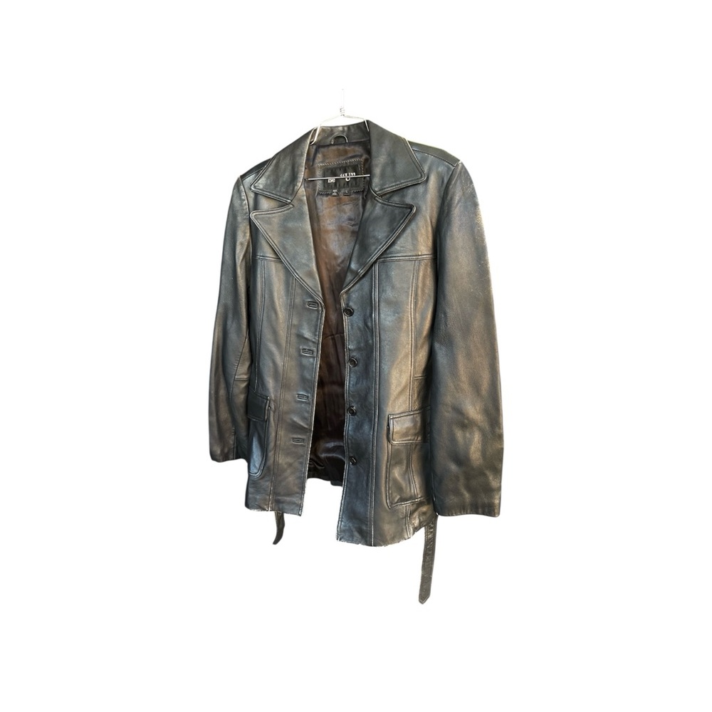 Vintage Genuine Black Leather Jacket
